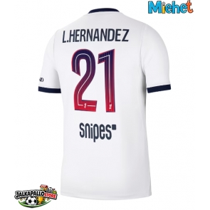 Paris Saint-Germain Lucas Hernandez #21 Vieraspaita 2026-27 Lyhythihainen